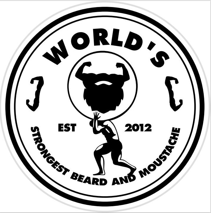 Worlds Strongest Beard & Moustache Logo