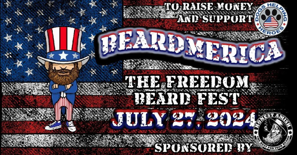 BEARDMERICA! The Freedom Beard Fest / Competition Logo