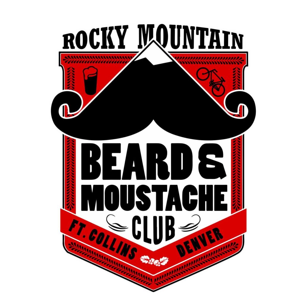 Rocky Mountain Beard and Moustache Club Logo