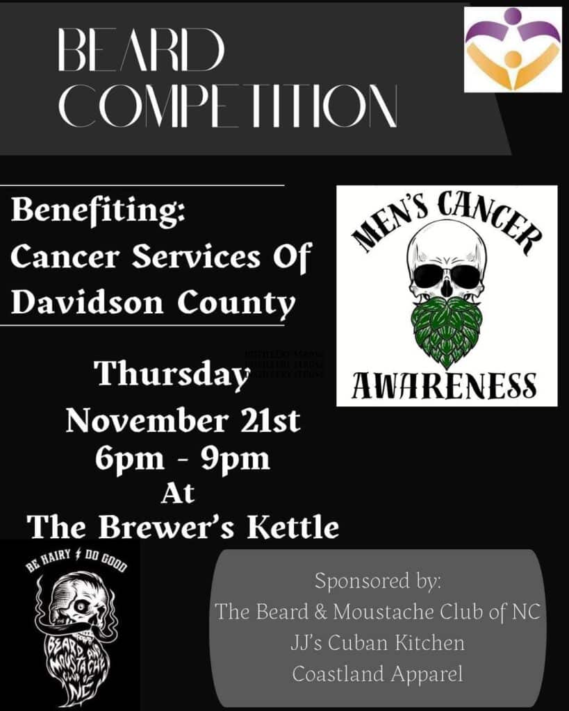 Annual Men’s Cancer Awareness Beard Competition Logo