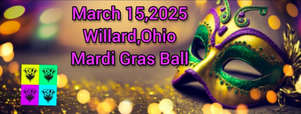 Mardi Gras Ball | A Bearded Hero Event Logo