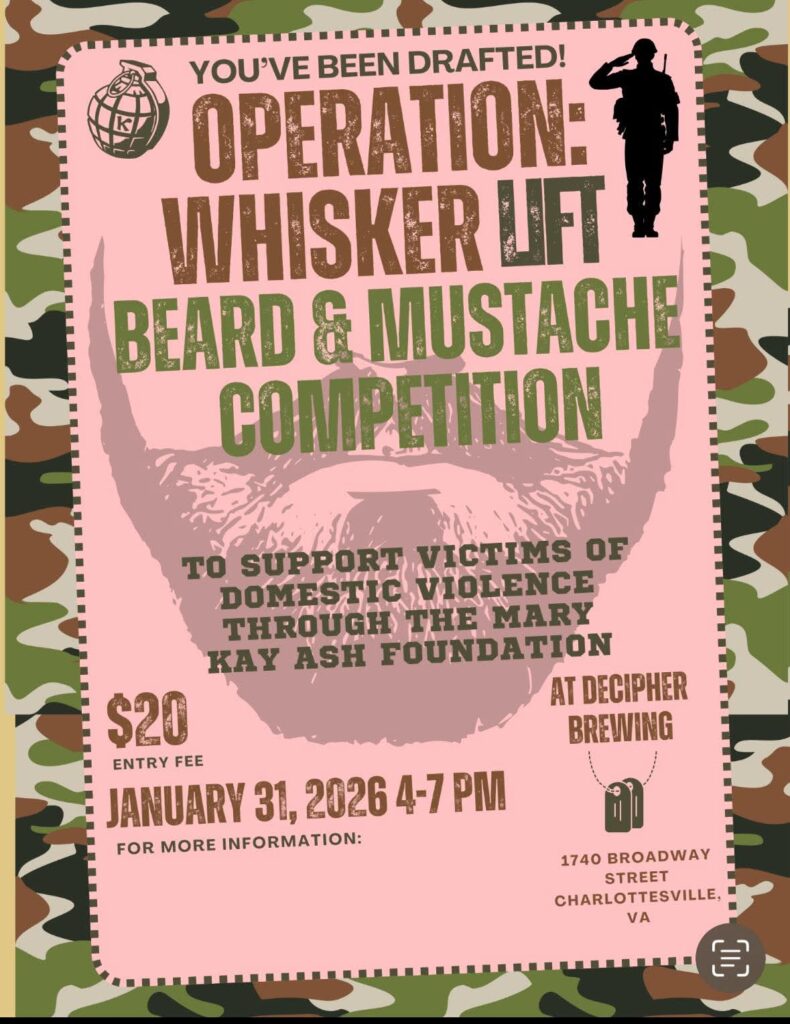 Operation: Whisker Lift Beard & Mustache Competition Logo