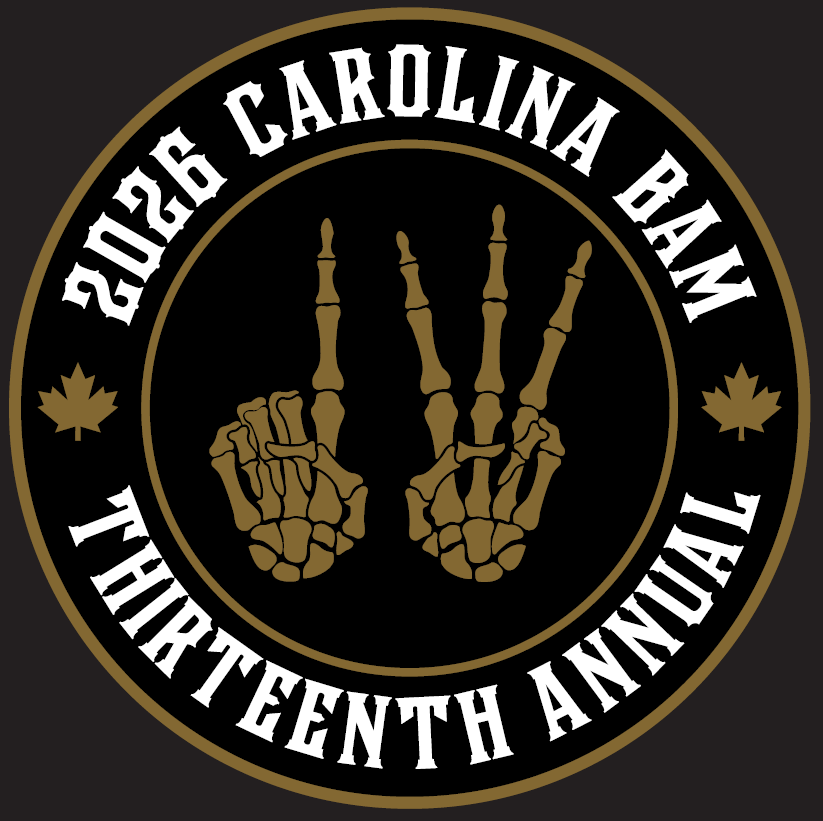 13th Annual Carolina BAM Beard and Moustache Competition | Greensboro, North Carolina Logo